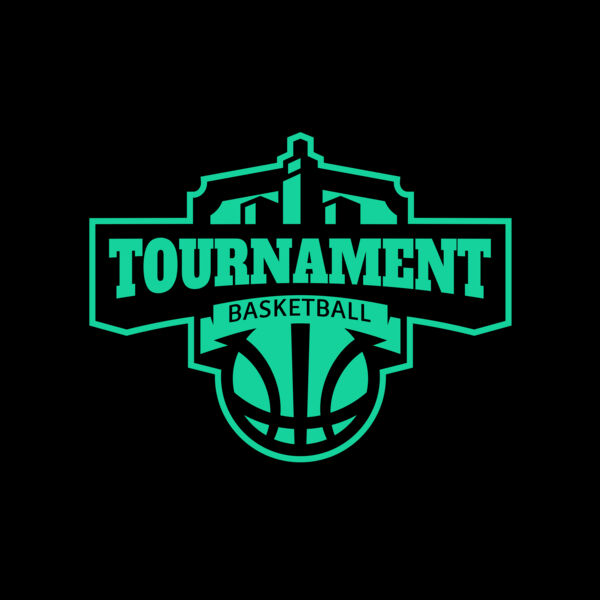 Tournament Basketball logo template Thumbnail