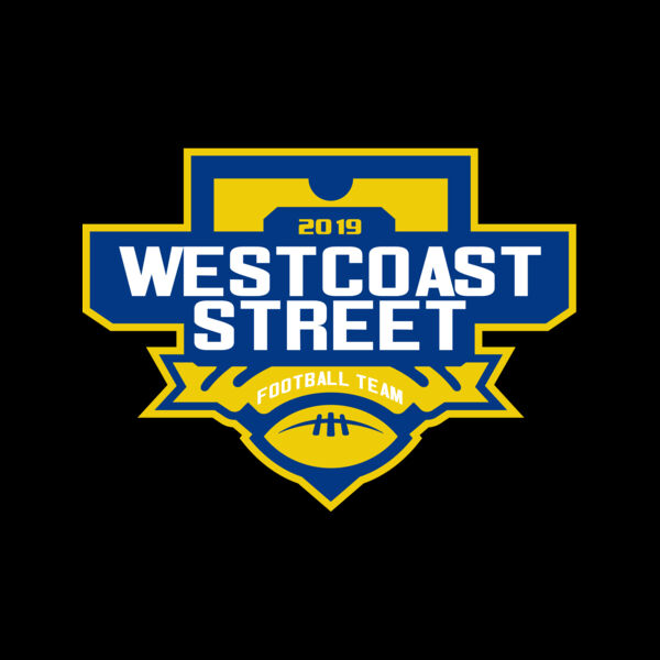 West Coast Street Football League logo template Thumbnail