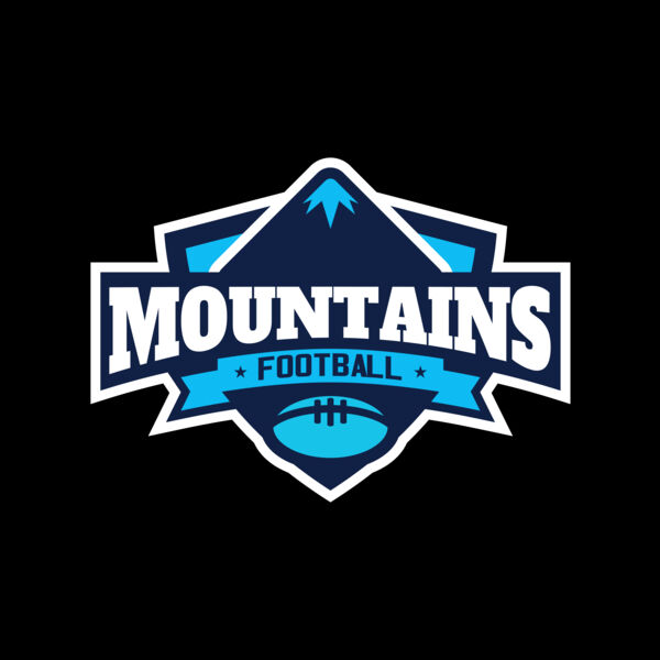 Mountains Football logo template Thumbnail