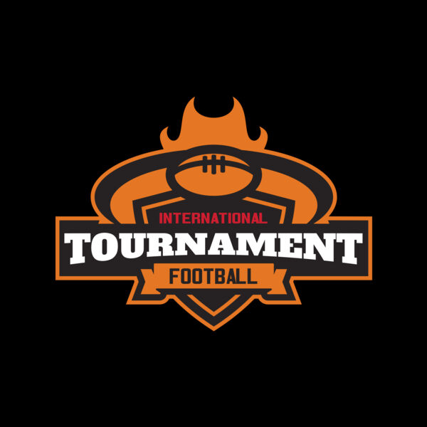 Tournament International Football logo template Thumbnail