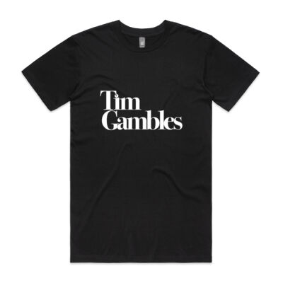 Tim Gambles White Text - Mens Premium Tee Thumbnail